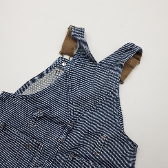 Gap Blue Striped Overalls Baby Size 18-24 Months - Picture 9 of 10